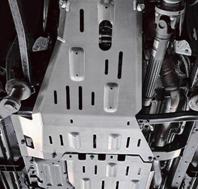 Jeep Wrangler JL JK 4x4 Aluminium legering onder motorbescherming Schuifplaat Zwart