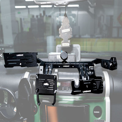 Centrumconsole van aluminiumlegering Ondersteuning voor multifunctiele telefoonhouder voor auto's zonder oplader
