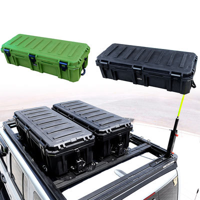 110L waterdicht gereedschapskist voor auto's zwaar werktuig en speciale beugel voor JEEP dakrek