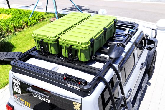 Verlengingssysteem voor autodakrekken zijdelingse ladder radiohouder voor voertuigen met poedercoating