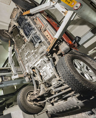 5 mm dikte Aluminium Oranje Set Wrangler JL Skid Plate 19 voor off-road prestaties