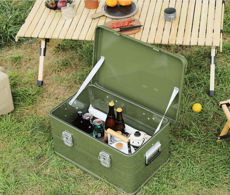 Compacte en lichtgewicht aluminium campingkeuken met voldoende opslagruimte
