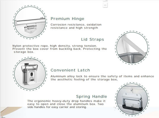 Compacte en lichtgewicht aluminium campingkeuken met voldoende opslagruimte