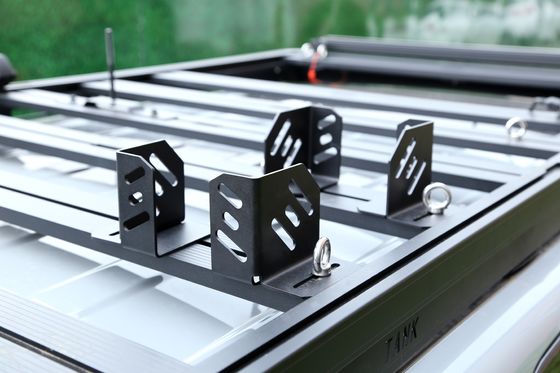 OEM aanvaard flat roof rack uitbreiding voor off-road voertuig accessoires in zwart