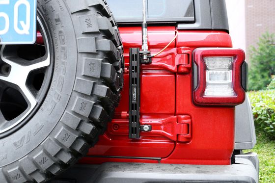 323X78X86mm Gebruiksvriendelijke functie Aluminium legering vlaggenstangbeugel voor auto-accessoires