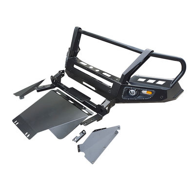 Car Body Kit Steel Front Bumper voor Nissan Navara NP300 Originele auto gaten installatie