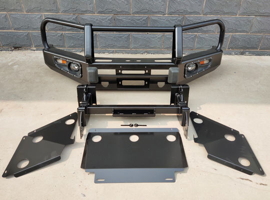 Buitengebiedwinch Bull Bar Front Bumper Plate met LED-licht en montagebak Toyota Tocama