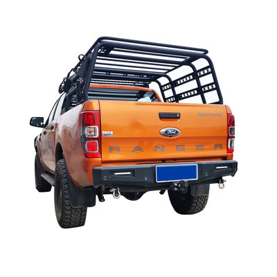Ford Ranger Black Winch Bull Bar Front Bumper met bandendrager Jerrycan Holder Achterste bumper