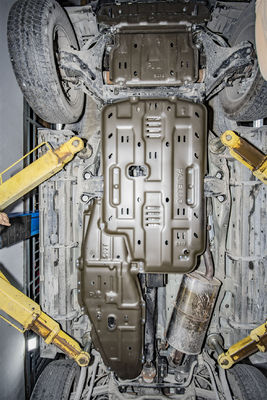 High-Gray Underbody Guard Motor Protection Skid Plates voor de Mitsubishi Pajero V93 V97