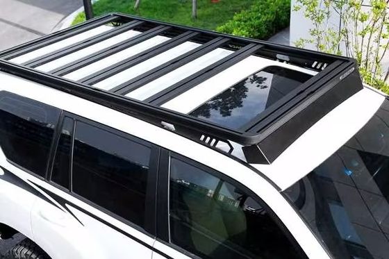Universale aluminium legering zonne-auto dakrekken voor TOYOTA LAND CRUISER Prado 150 Zwart OEM