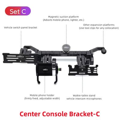 multifunctionele telescopische middenconsole beugel set C fabriek directe verkoop mobiele telefoon beugel geschikt voor Jeep Wrangler
