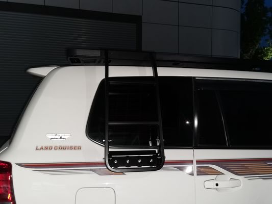 Universele zwarte aluminiumlegering TOYOTA LAND CRUISER LC200 Auto dakrekken lang met zonnedak