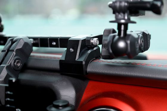Jeep Wrangler JL Aluminium Center Console Bracket Dashboard Mount voor auto telefoonhouder