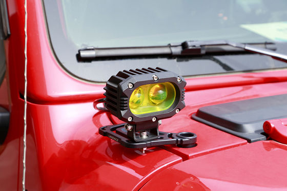 Hard anodiserend oppervlak Jeep Wrangler JL JK LED rijlicht Een pilaar montagebeugel