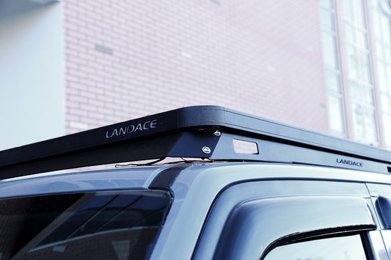 Landace Logo 4x4 Voertuig Exterieur Accessoires Aluminium Wind Fairing Dak Rack Tray Platform Bagage Beugel Voor Tank 300 Zwart