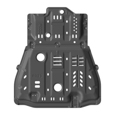 Zwarte 4x4 Exterieur Accessoires Aluminium legering Nissan Patrol Y61 Skid Plate Motor Guard Plate Onderlichaamsbescherming