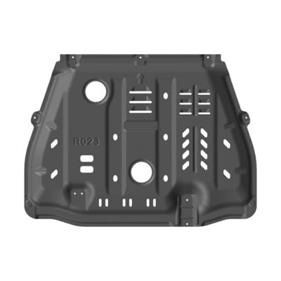 Zwarte 4x4 Exterieur Accessoires Aluminium legering Nissan Patrol Y61 Skid Plate Motor Guard Plate Onderlichaamsbescherming