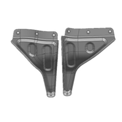 Jeep Compass Skid Plate met onderlichtsbescherming van de transmissie in poedercoating