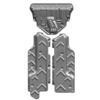 Zilveren mangaan-aluminium legering skidplaat voor Jeep Cherokee motor en transmissie