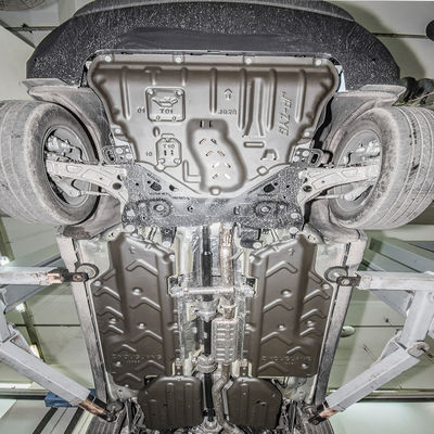 Zilveren mangaan-aluminium legering skidplaat voor Jeep Cherokee motor en transmissie