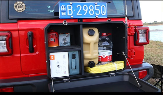 Poeder gecoate aluminium behuizing voor Jeep Custom gemaakt door Top Metal Fabricator