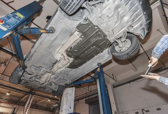 Onder voertuigbescherming voor BMW serie 7 schuifplaat en radiatorbeschermer