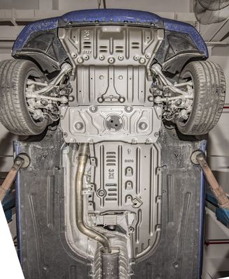 Op maat gemaakte dikte BMW Auto Model Skid Plate Engine Guard Plate Onderlichaamsbescherming