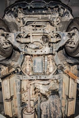 Auto Model Toyota Prado LC120 3D Skid Plate voor brandstoftank en overdrachtskoffer