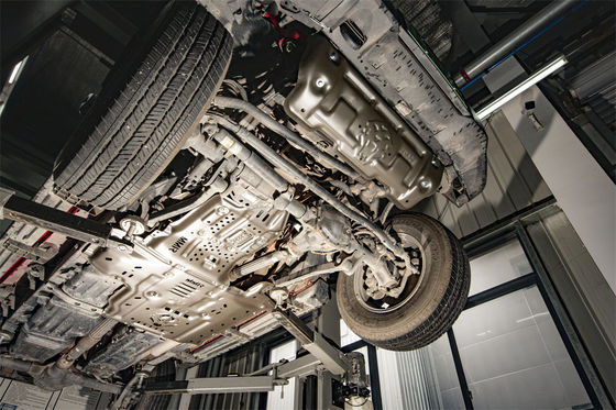 Jeep Wrangler Hybrid Electric Car 3D Onderlichaamsbescherming Batterijbeschermer Zilveren Schild