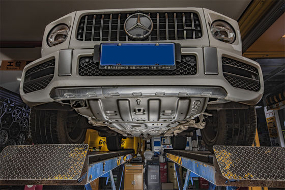 Poedercoating Aluminium legering Motor Guard Skid Plate voor onderlichtsbescherming Mercedes-Benz G500