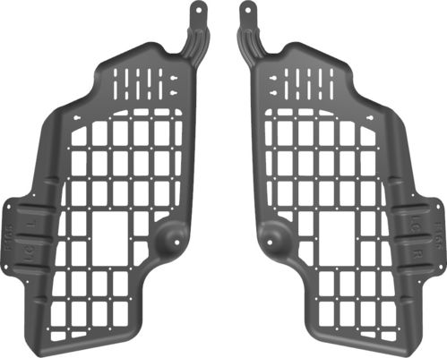 Behoorlijke Black Molle achterruitopslagpanelen voor offroadapparatuur en herstelgereedschappen