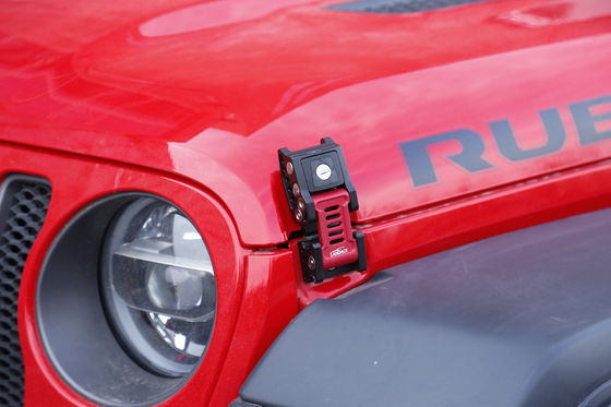 CNC-bewerkte 4X4 buitenaccessoires Voertuig Power Coated Hood Lock voor JEEP Wrangler