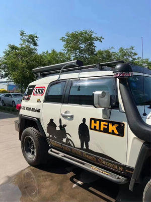 Hoge 4WD zwarte poedercoating aluminium weg douche voor kamperen OEM service aanvaard