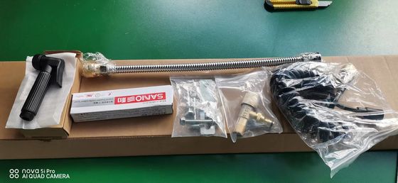 Hoge 4WD zwarte poedercoating aluminium weg douche voor kamperen OEM service aanvaard