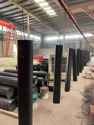Hoge 4WD zwarte poedercoating aluminium weg douche voor kamperen OEM service aanvaard