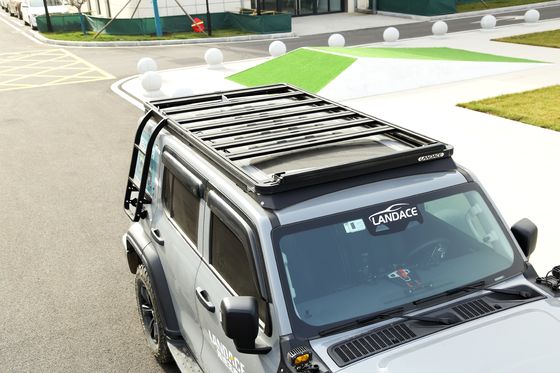 Poedercoating Auto zijdelingse ladder voor 2013-2017 Tank 300 Aluminium dak boven tent ladder