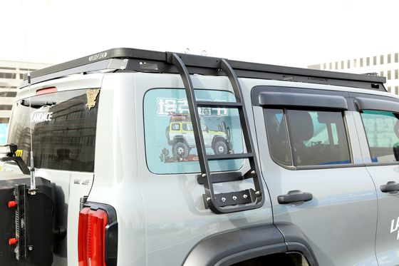 18-23 Wrangler Rubicon Jeep Fitment Direct Aluminium dakrek Ladder voor tank 300