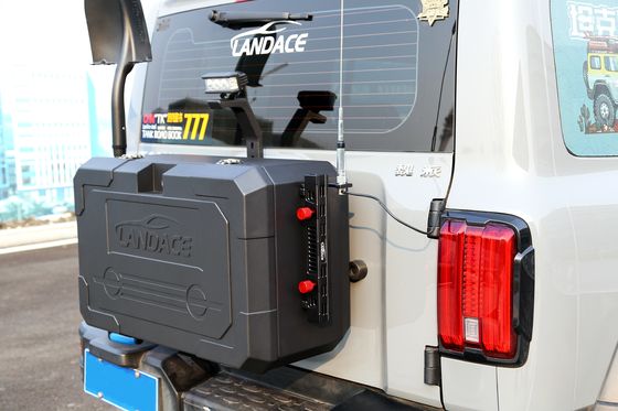 Gepersonaliseerde grootte off-road aluminium achterdeur opslagdoos voor JEEP Wrangler Tank 300