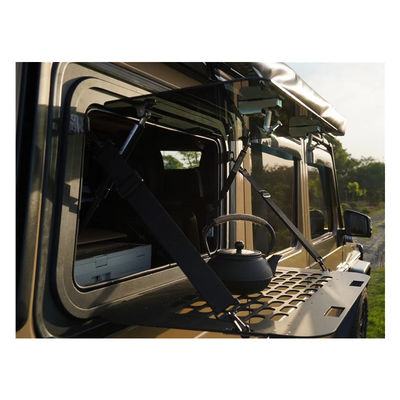 Zwarte overland camper Gullwing Window voor G-CLASS W463