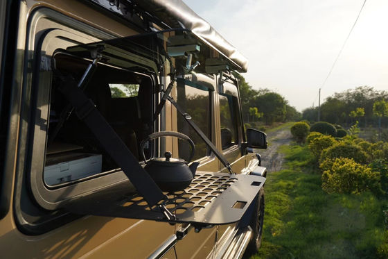 Zwarte overland camper Gullwing Window voor G-CLASS W463
