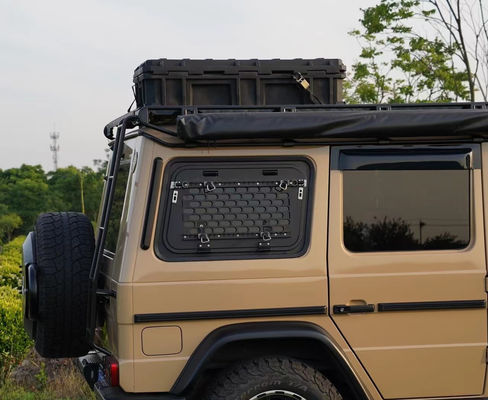 Zwarte overland camper Gullwing Window voor G-CLASS W463