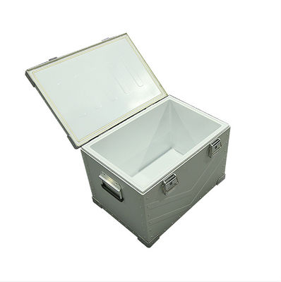 Zilverpoeder bedekt 4x4 Off Road Voertuig Aluminium legering Truck Bed Gereedschapsopslagdoos met laden Camping vouwdoos