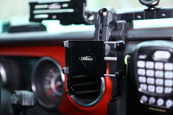 Process CNC Bewerkte aluminium legering Centrum Console Bracket Gopro Houder voor Jeep Wrangler