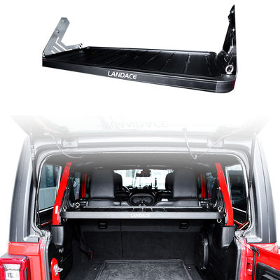 Aluminium-extrusie 4-deurs vrachtopslag interieurrek voor Jeep Wrangler tafel