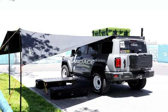 Grote ruimte Universele waterdichte auto zonnebrandcrème Canopy voor RV SUV dakrekken Outdoor camping