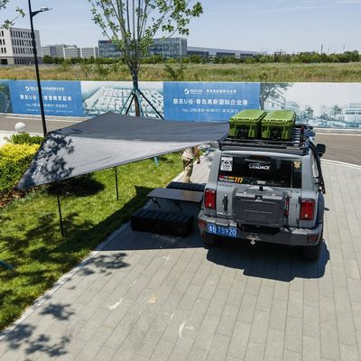 Grote ruimte Universele waterdichte auto zonnebrandcrème Canopy voor RV SUV dakrekken Outdoor camping