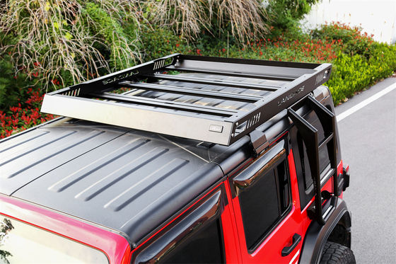 Sterk en aluminium legering omtrekbewaking voor Jeep Wrangler JL JK dakrek bak platform bagagebeugel