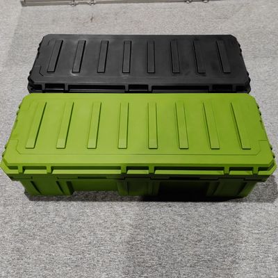 110L plastic gereedschapsopslagdoos voor het veilig opslaan van gereedschappen op dakrekken voor zware auto's