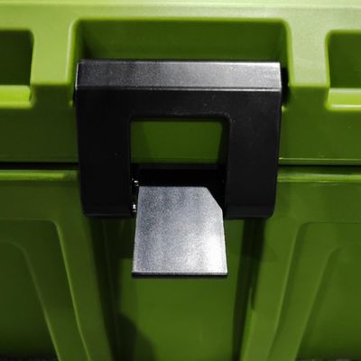 Professionele gereedschapskistorganisator voor het opslaan van zware gereedschapsstukken op een autodakrek