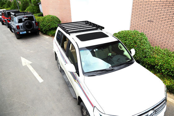 TOYOTA LC 200 Flat Roof Racks lichtgewicht aluminium laagbak met ruggengraat montage